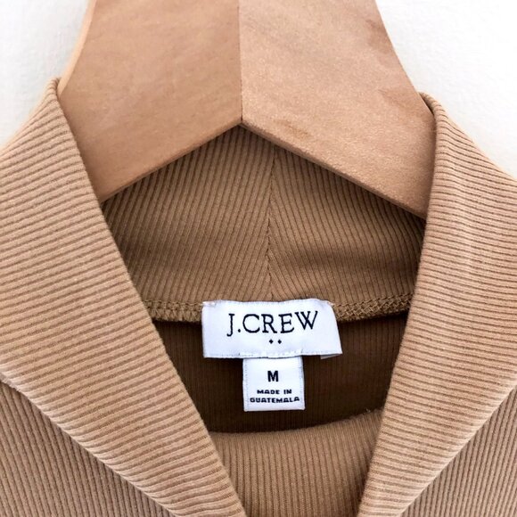 J.Crew Factory Ribbed-knit Mockneck Top - Picture 3 of 4